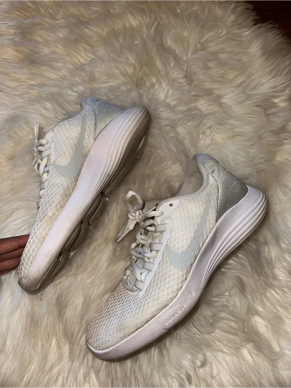 Women's Nike White Sneakers - Comfortable Everyday Running Shoes